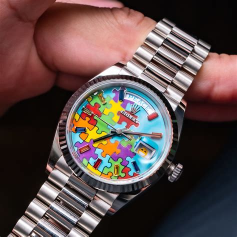 rolex puzzle|rolex jigsaw watch.